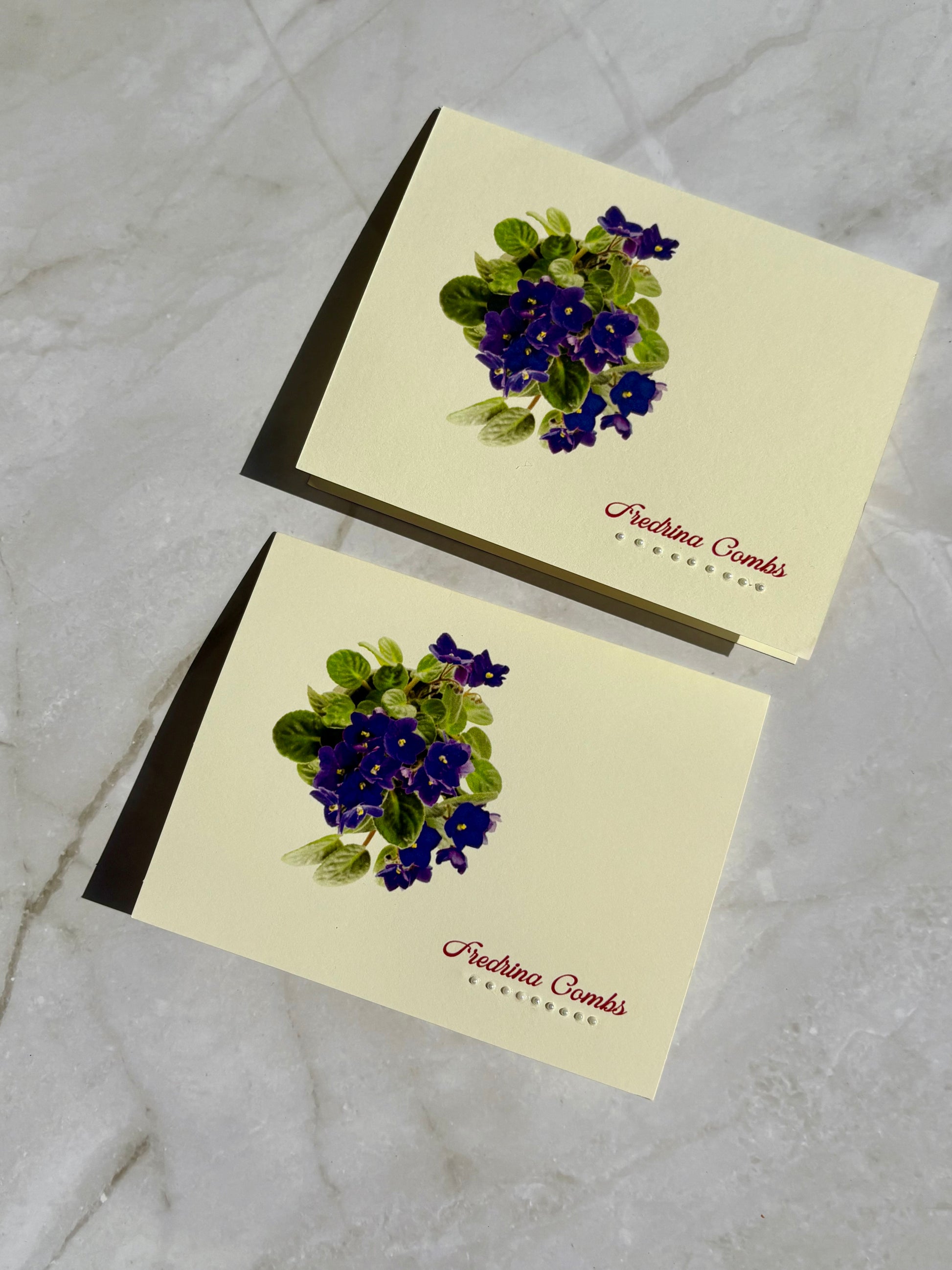 Pearls & Petals Notecard
